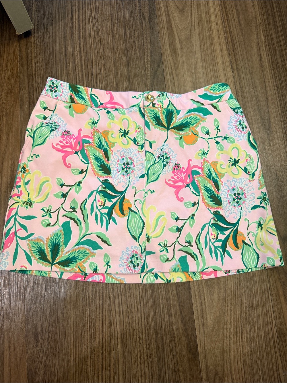 Lilly Pulitzer Floral Pink Print Women's Skort